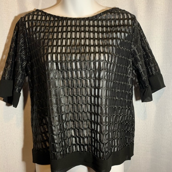 Banana republican black lase top - Picture 4 of 8